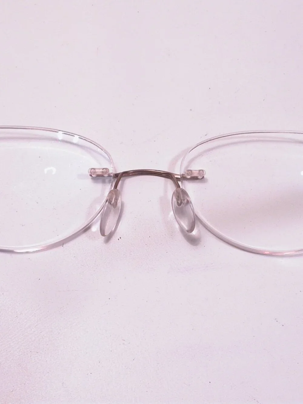 Silhouette Titan Frameless Frosted Light Weight Eyeglasses Made in Austria